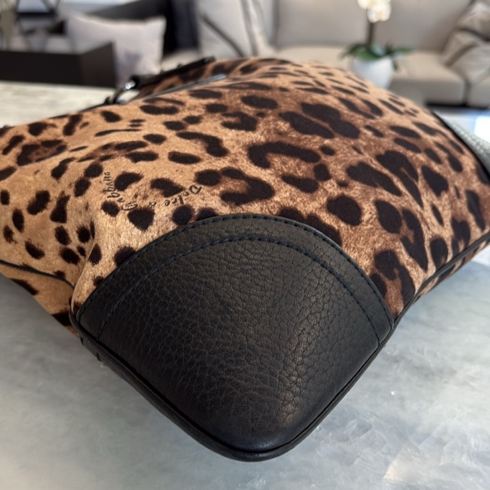 Dolce & Gabbana Leopard Print Tote Bag PRISTINE - Picture 8 of 12